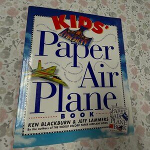 Kids' Paper Airplane Book - Slick Printed Pages included for Building